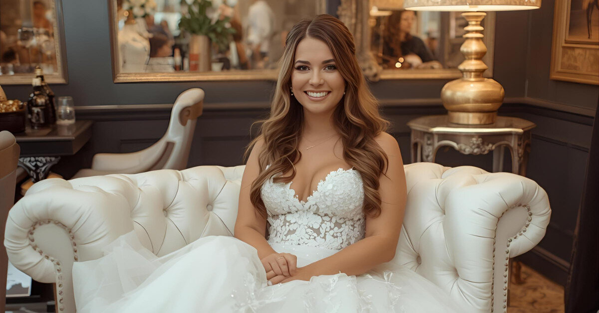 Bride enjoying VIP Wedding Show Experience